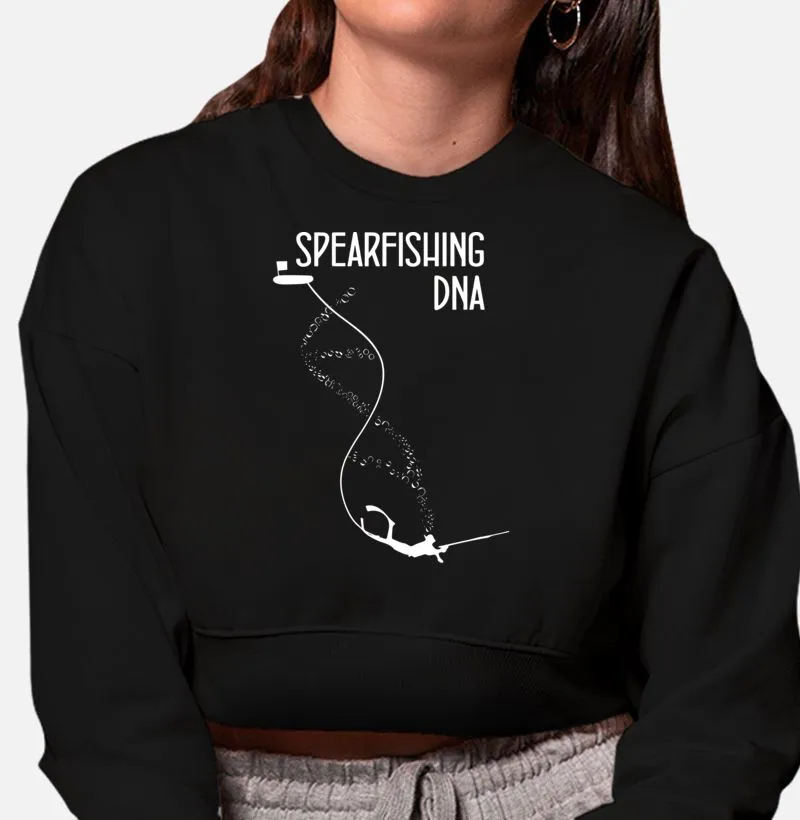 Casaco de Moletom Cropped DNA Pesca Sub