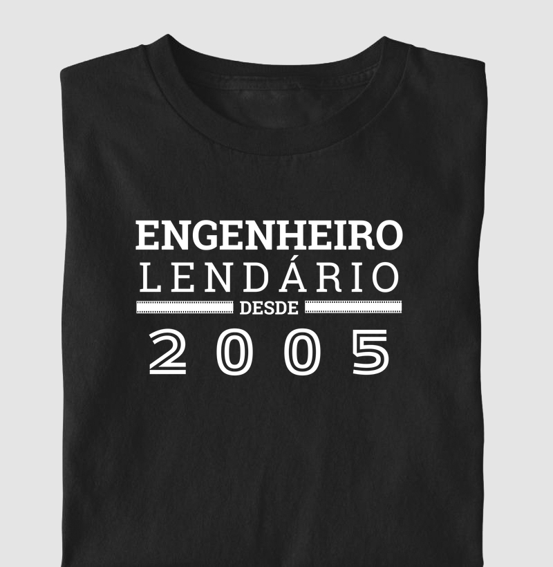 Engenheiro Lendário desde 2005 | Para personalizar ANTES DA COMPRA chame no Whatsapp