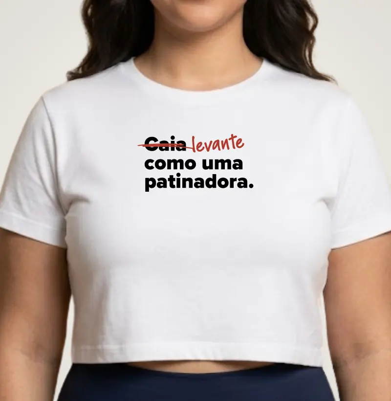 Levante como uma patinadora