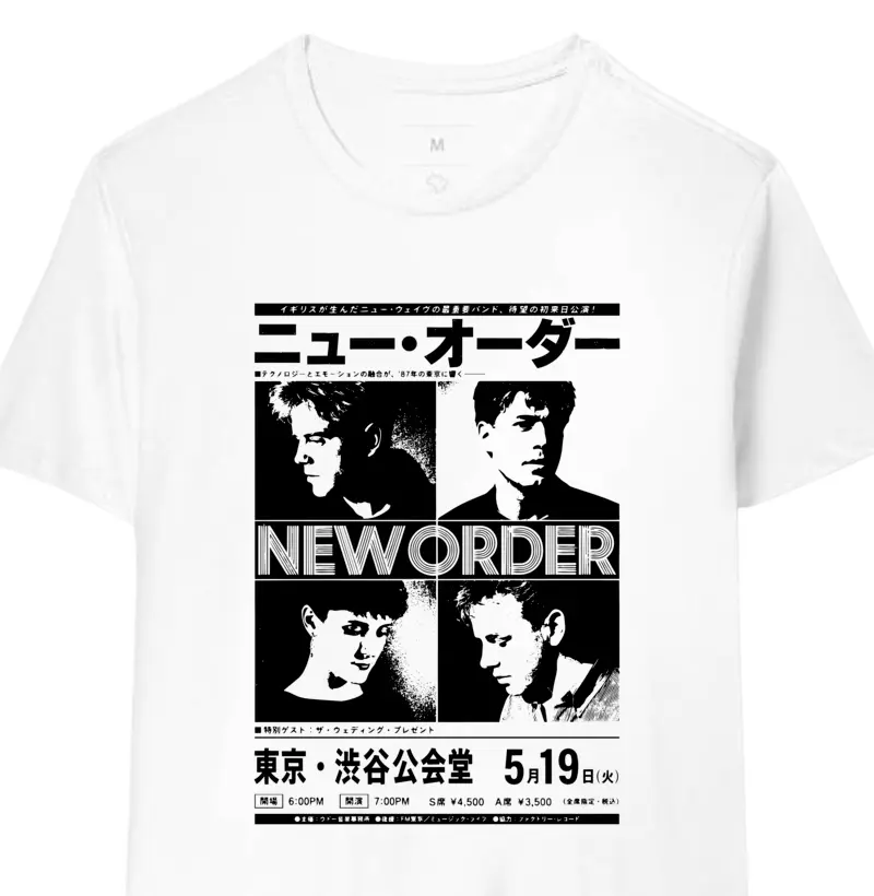 Camiseta Tokyo New Order