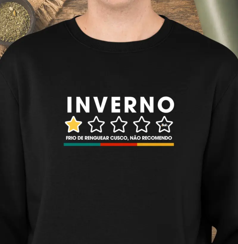 Inverno: Frio de renguear cusco, não recomendo