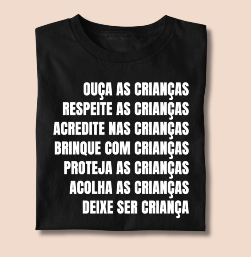 Camiseta | Manifesto Deixe ser Criança
