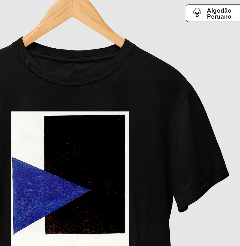 Suprematism With Blue Triangle and Black Square (1915) - Kazimir Malevich