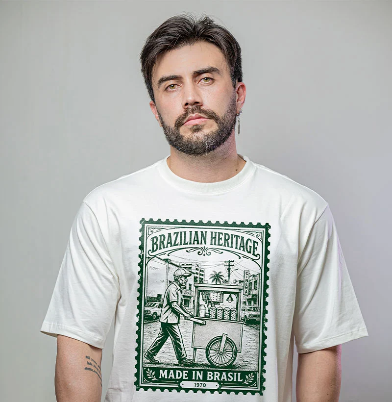 Camiseta Oversized Brazilian Heritage