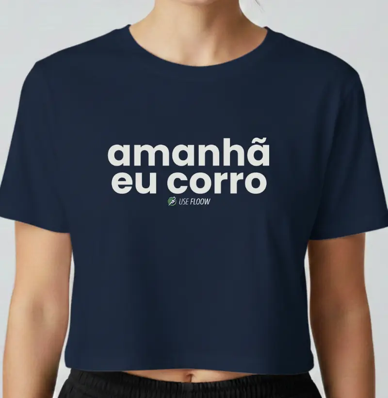 Cropped Corrida - Amanhã Eu Corro