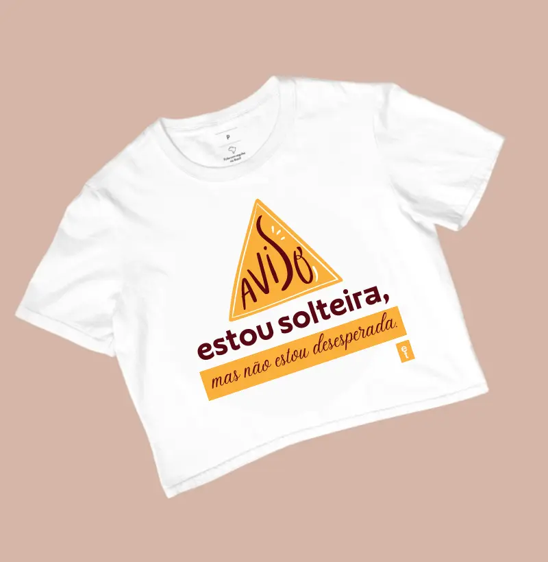 Camiseta Cropped Solteira