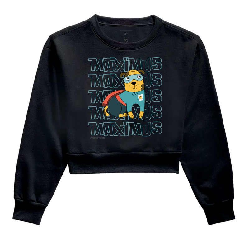 Cropped Moletom Dog Pulse - Máximo dos Maximus