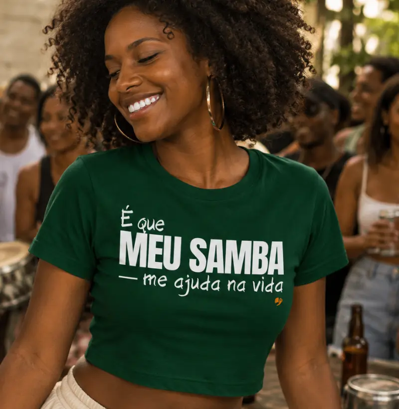 É que meu samba me ajuda na vida