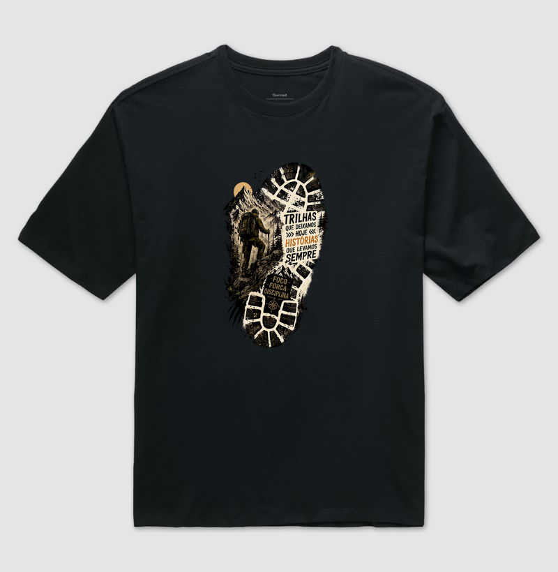 Trilhas que Deixamos - Camiseta Oversized