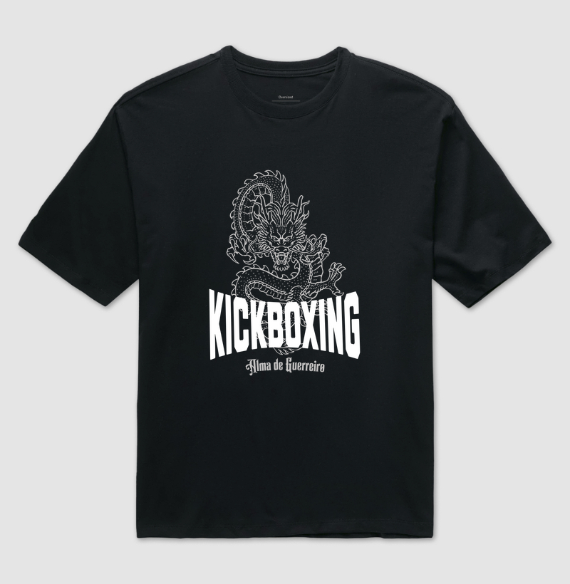 Camiseta ADG Artes Marciais Kickboxing Dragon
