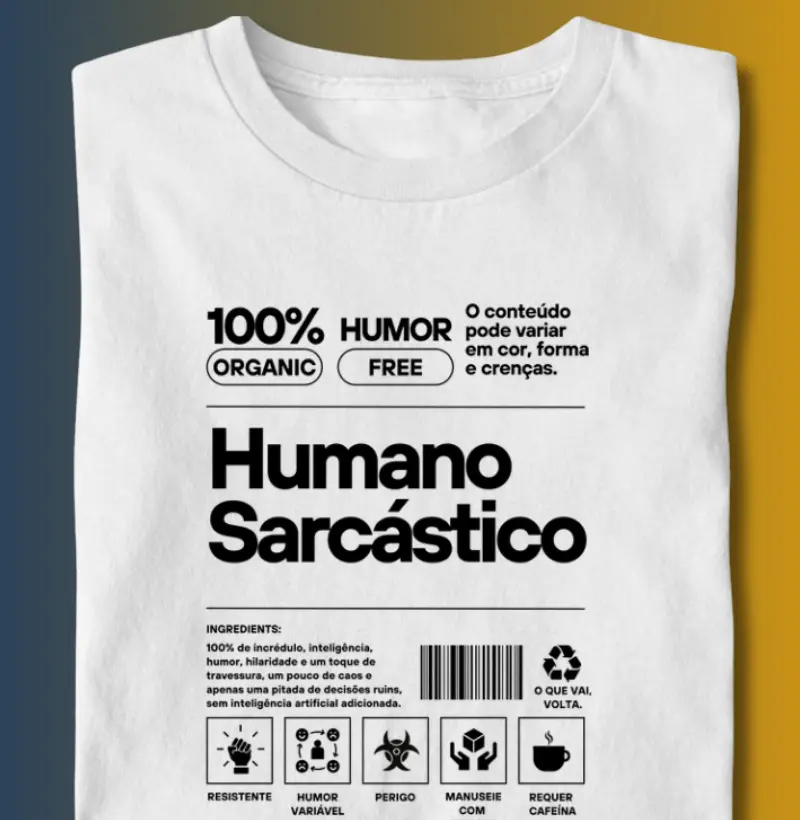 EMBALAGEM HUMANO SARCÁSTICO