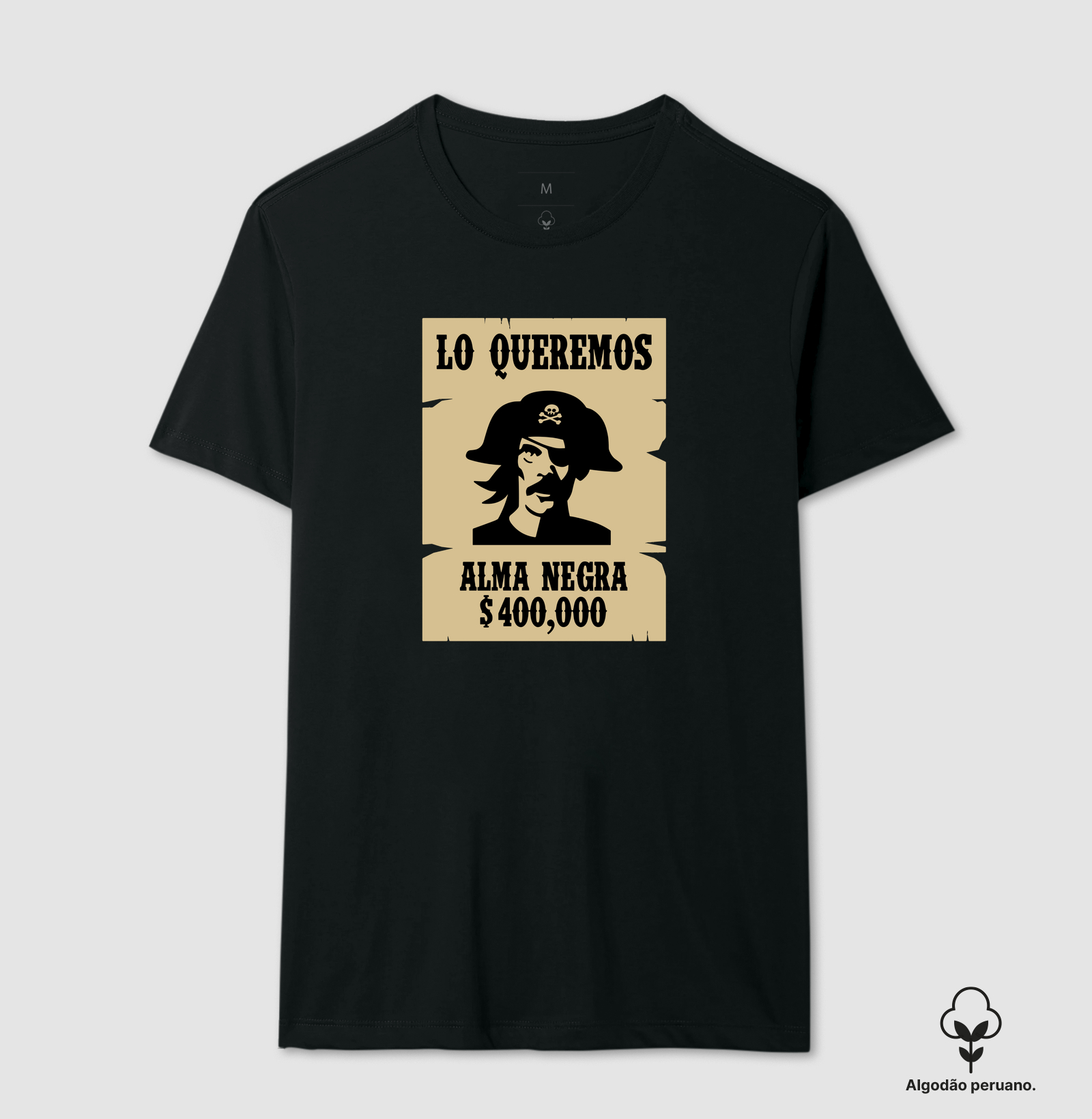 Alma Negra - Camiseta Algodão Peruano