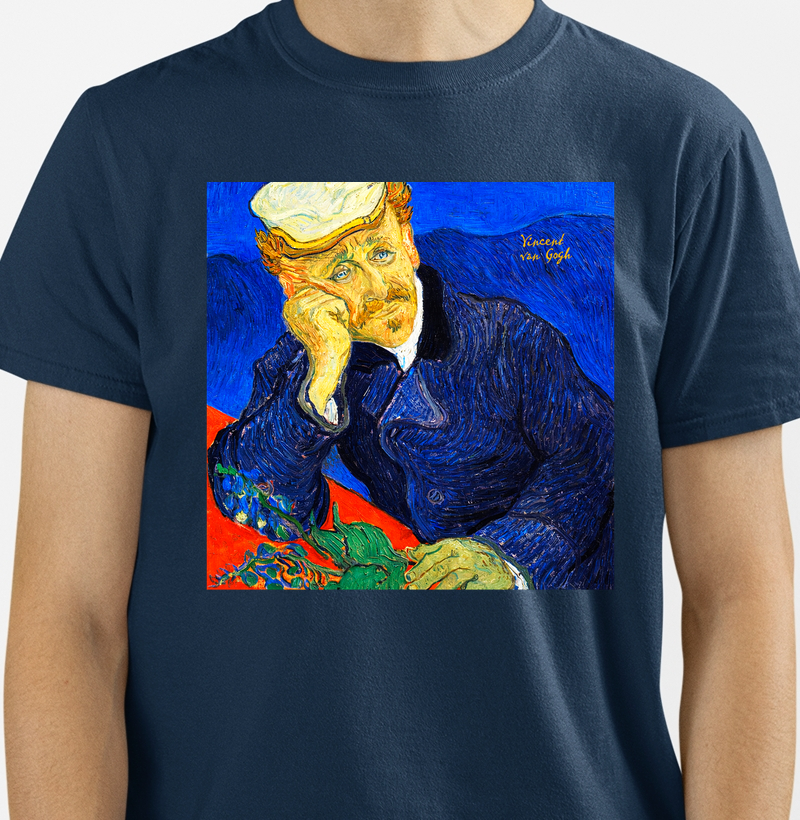 Van Gogh Retrato de Dr. Paul Gachet blue