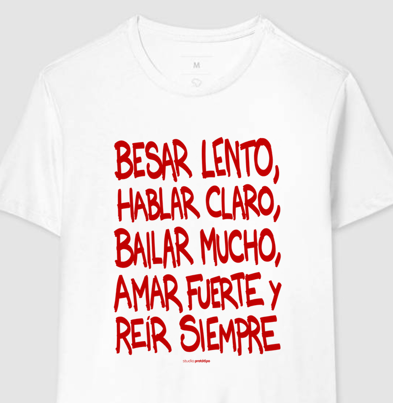 Camiseta Besar Lento