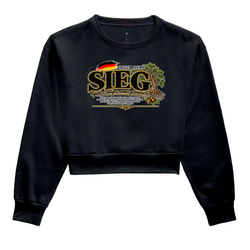 Sieg  - Cropped Moletom