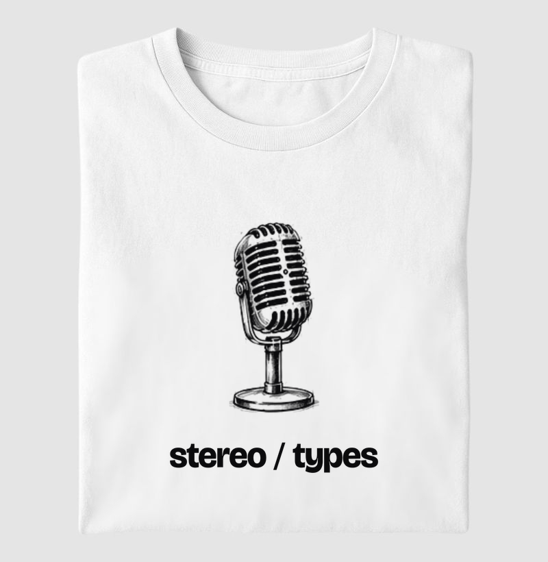 Microfone Vintage · Ilustrado · STEREO TYPES
