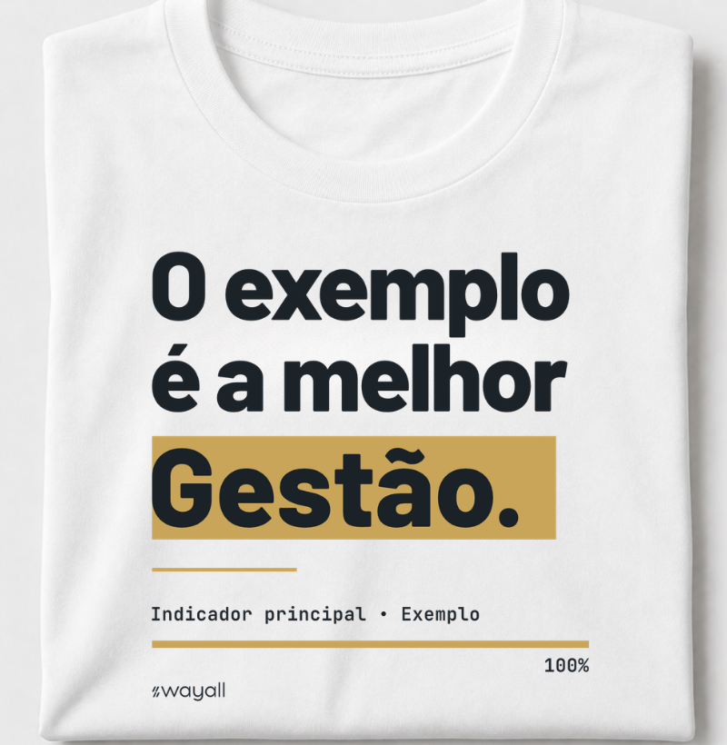 O exemplo é a melhor gestão