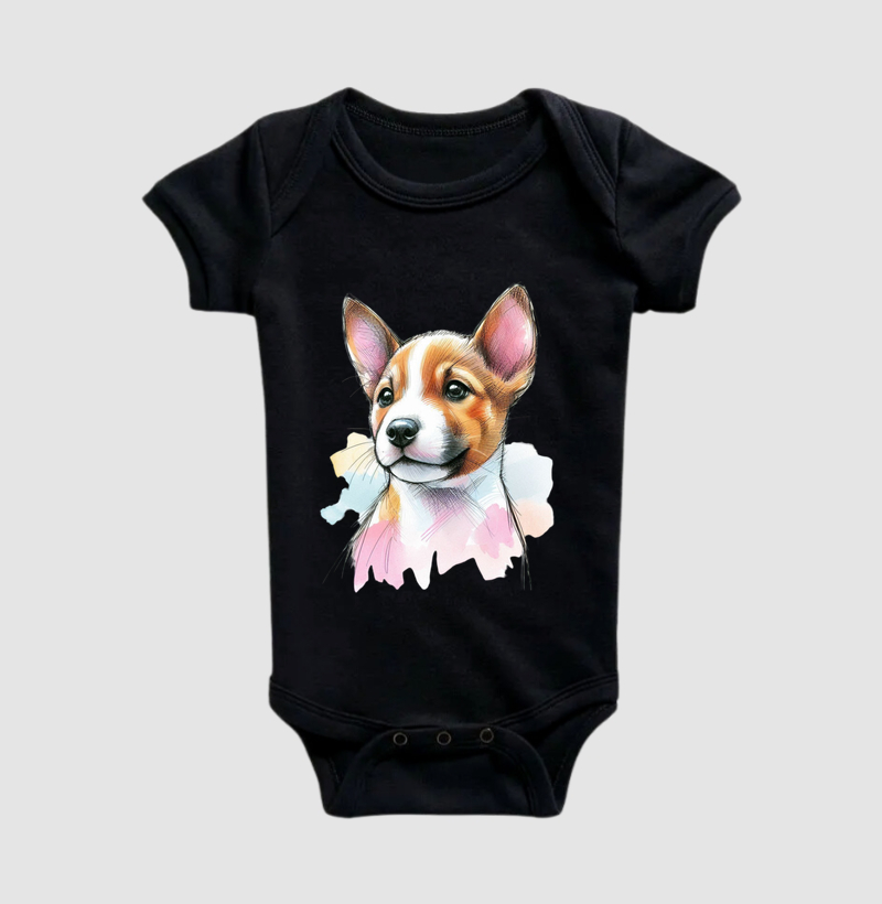Basenji Red & White Puppy