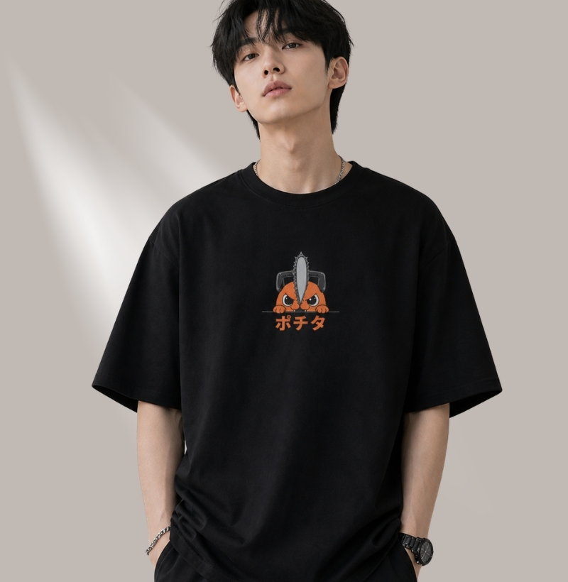 Camiseta Pochita - Oversized