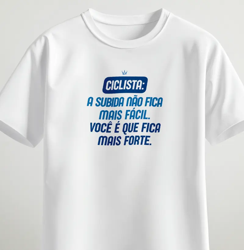 Ciclista: a subida não fica mais fácil, você é que fica mais forte