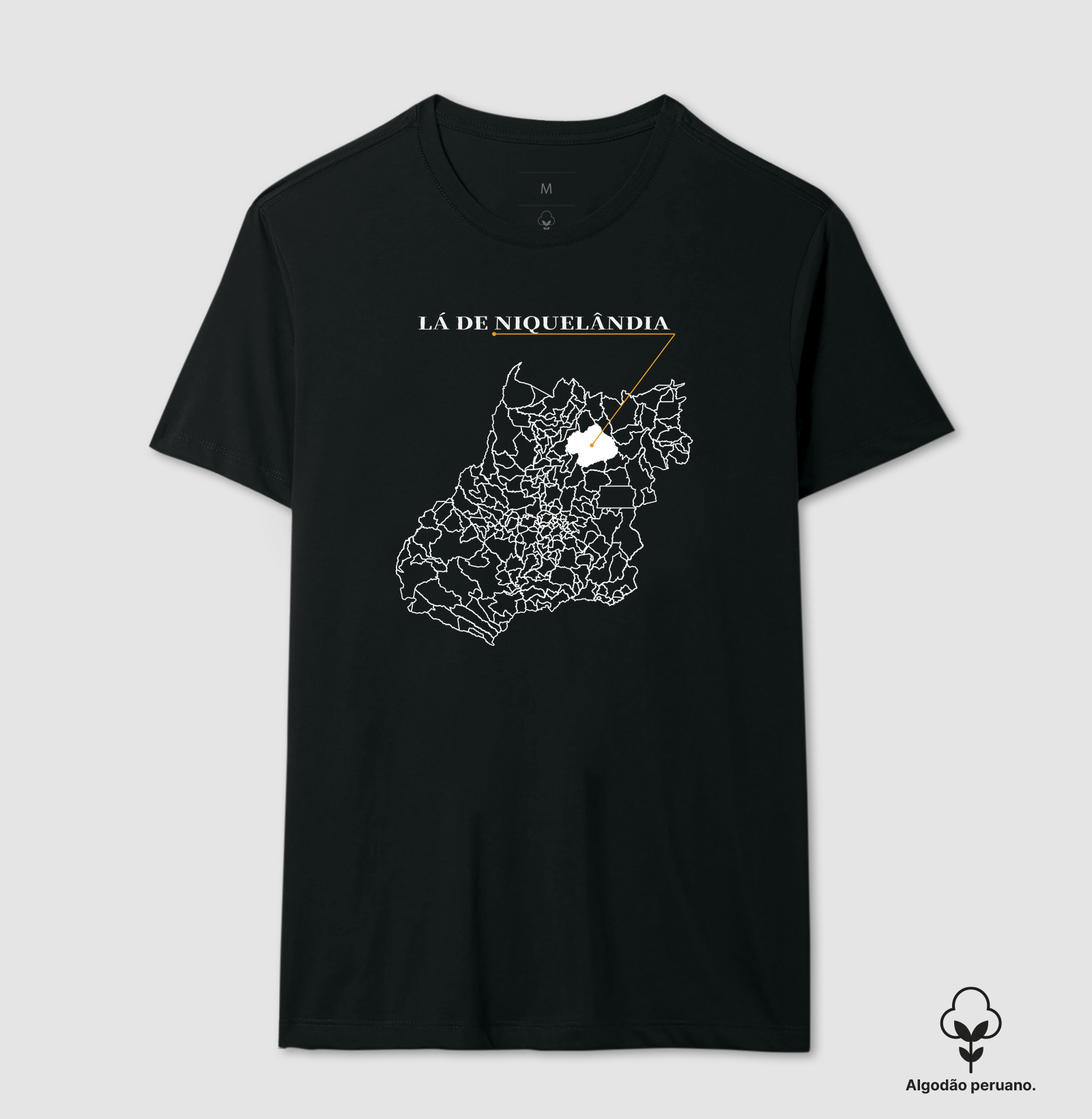 Niquelândia | Origem GO - Camiseta Algodão Peruano