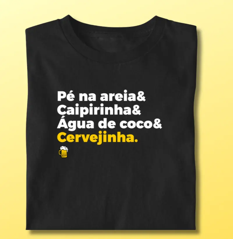 Pé na areia, Caipirinha, Água de coco & Cervejinha