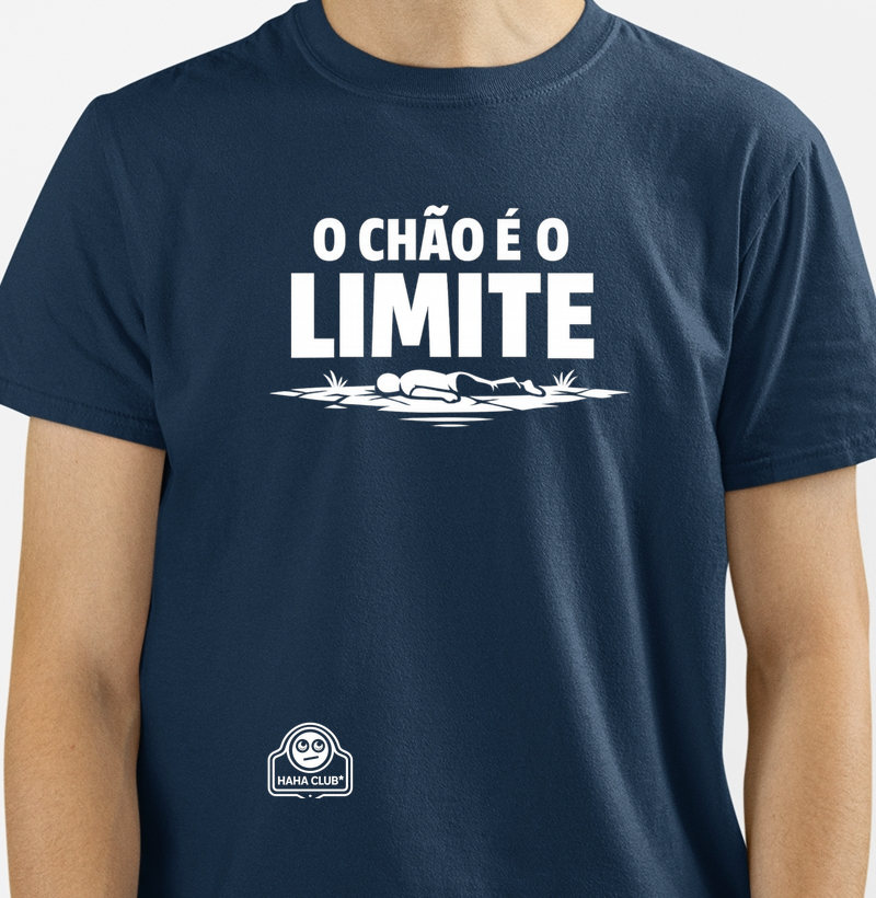Camiseta o chão é o limite