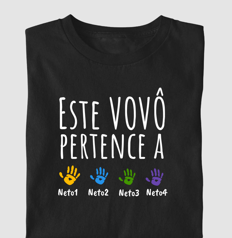 Este Vovô Pertence a: 4 Netos ***ENVIE OS NOMES POR WHATS E RECEBA O LINK PARA COMPRA***