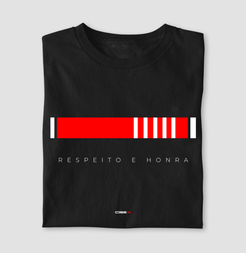 Camiseta Respeito e Honra Grau 5| Jiu Jitsu | OSSX