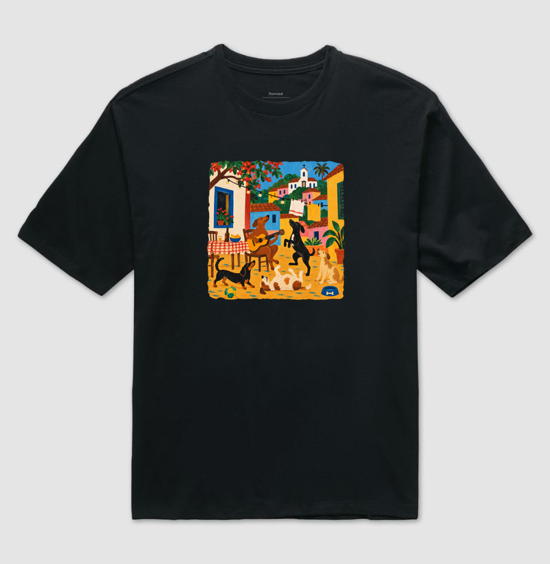 Samba no Quintal - Camiseta Oversized