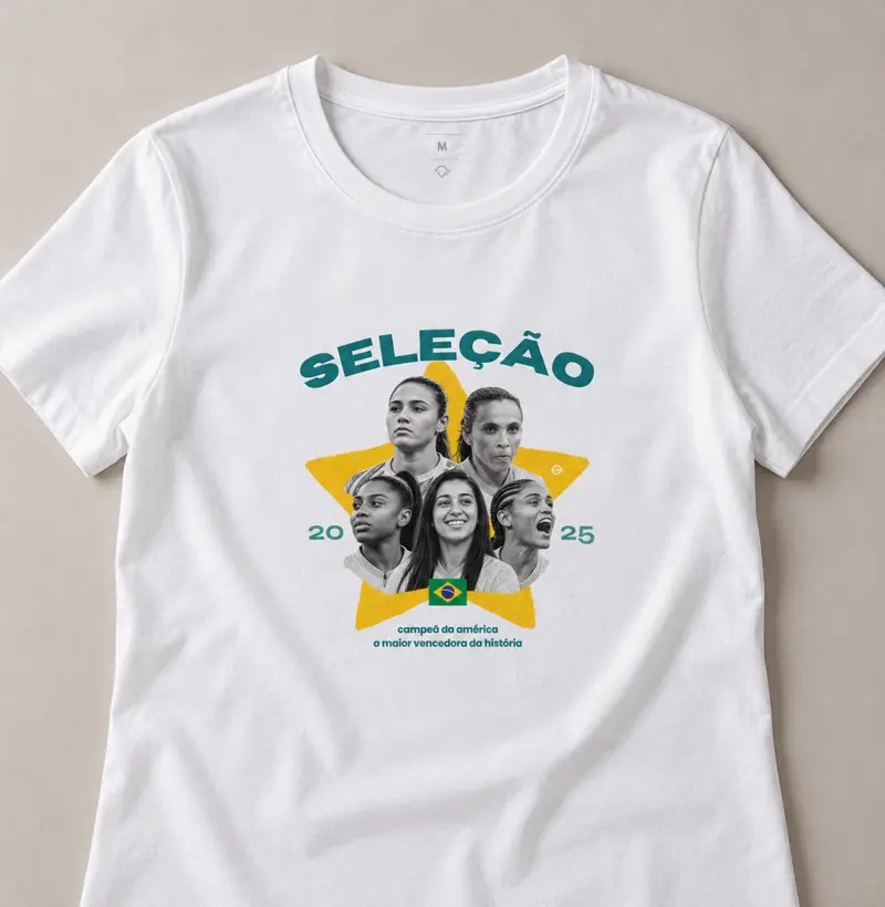 Seleção 2025 — Campeã da América - Camiseta