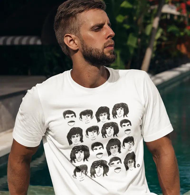 Camiseta Adulto Carinhas by João Pedro Pacheco