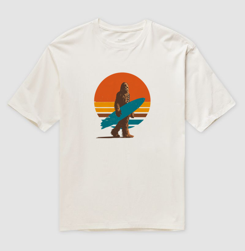 Camiseta Oversized Hairy Surfer 80s | Posto80
