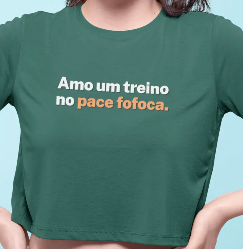 Amo um treino no pace fofoca