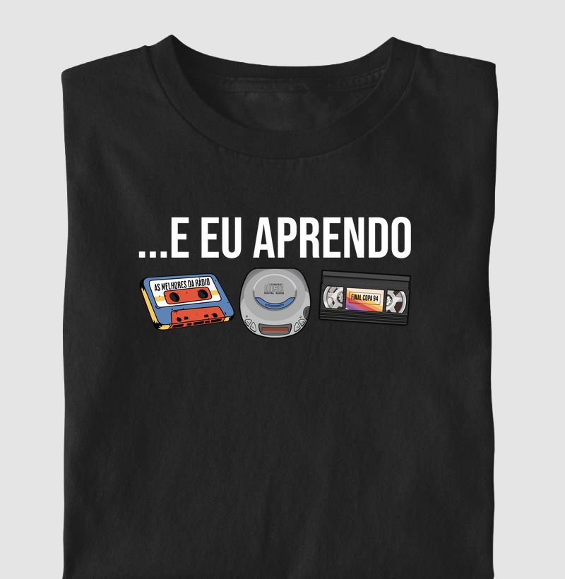 ...E eu Aprendo (Camiseta Infantil)