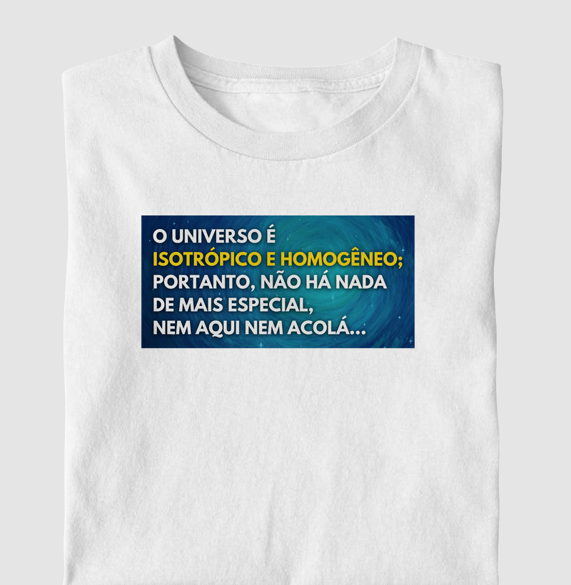Universo é isotrópico e homogêneo