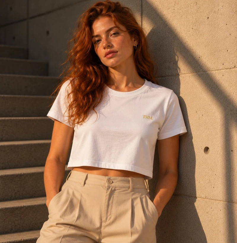 TRM Timeless Cropped White