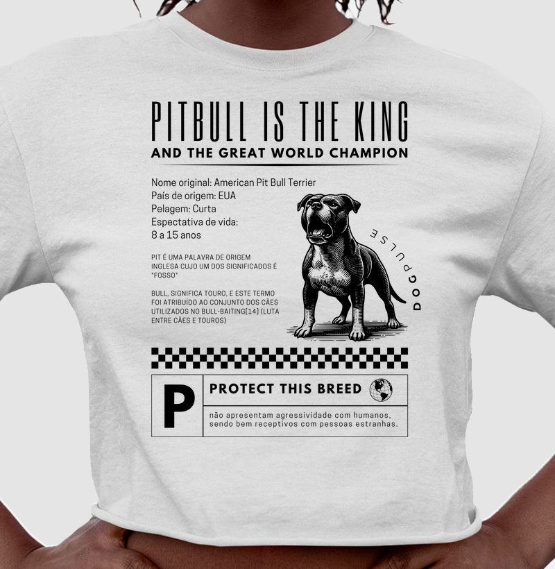Cropped Dog Pulse Pitbull Is The King – True Alpha