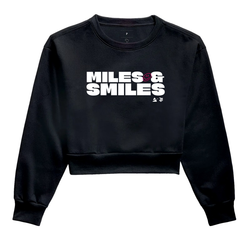 Miles & Smile - Cropped Moletom