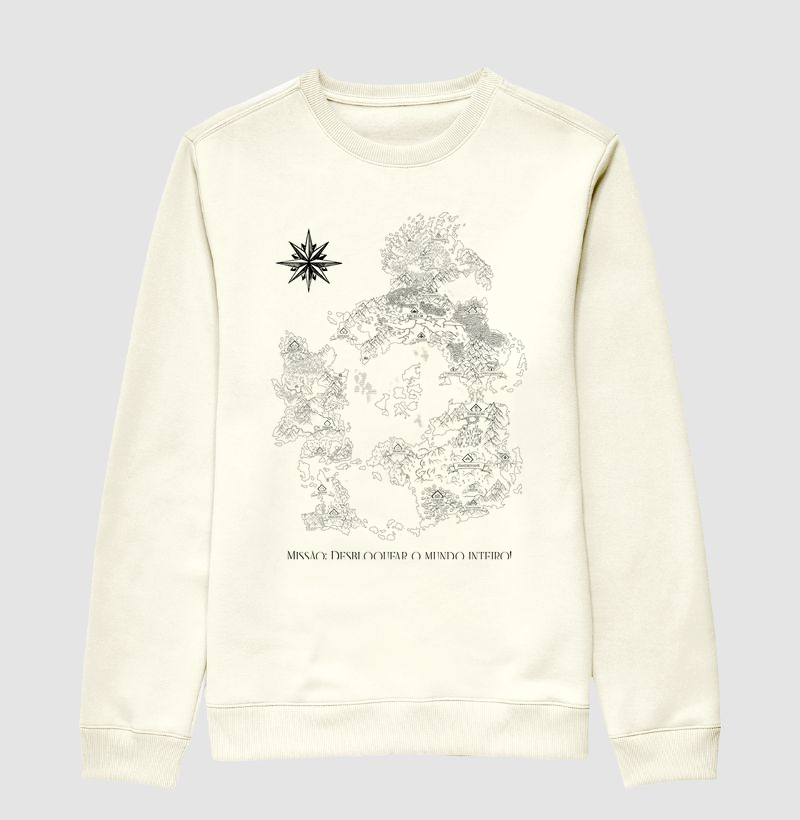 DESBLOQUEAR O MUNDO MOLETOM SUETER