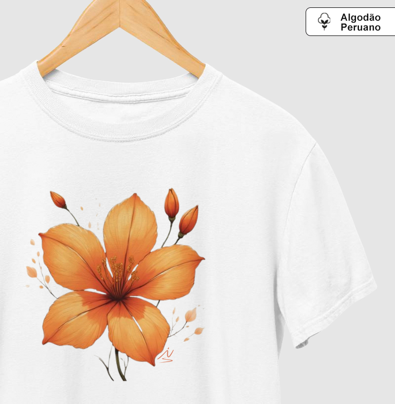 FLOR LARANJA RADIANTE