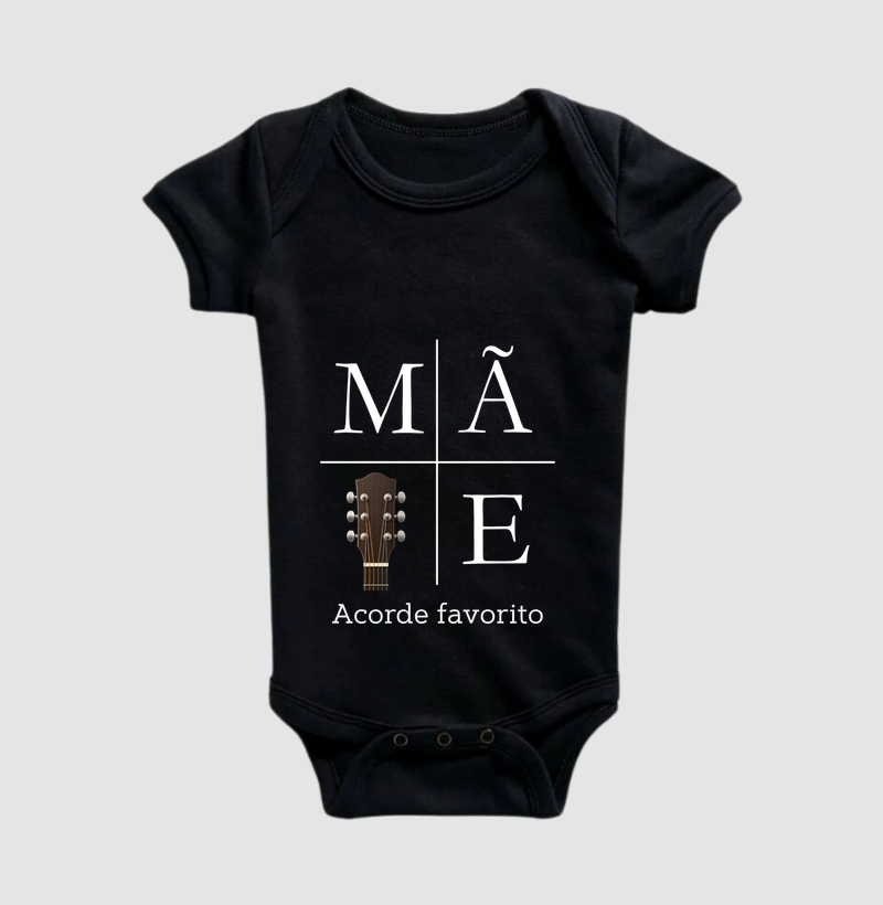 MÃE, ACORDE FAVORITO (VIOLÃO) - Body Infantil