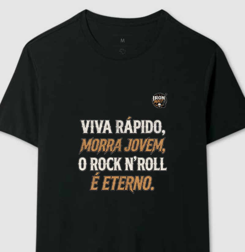 Viva rápido, morra jovem, o rock n' roll é eterno