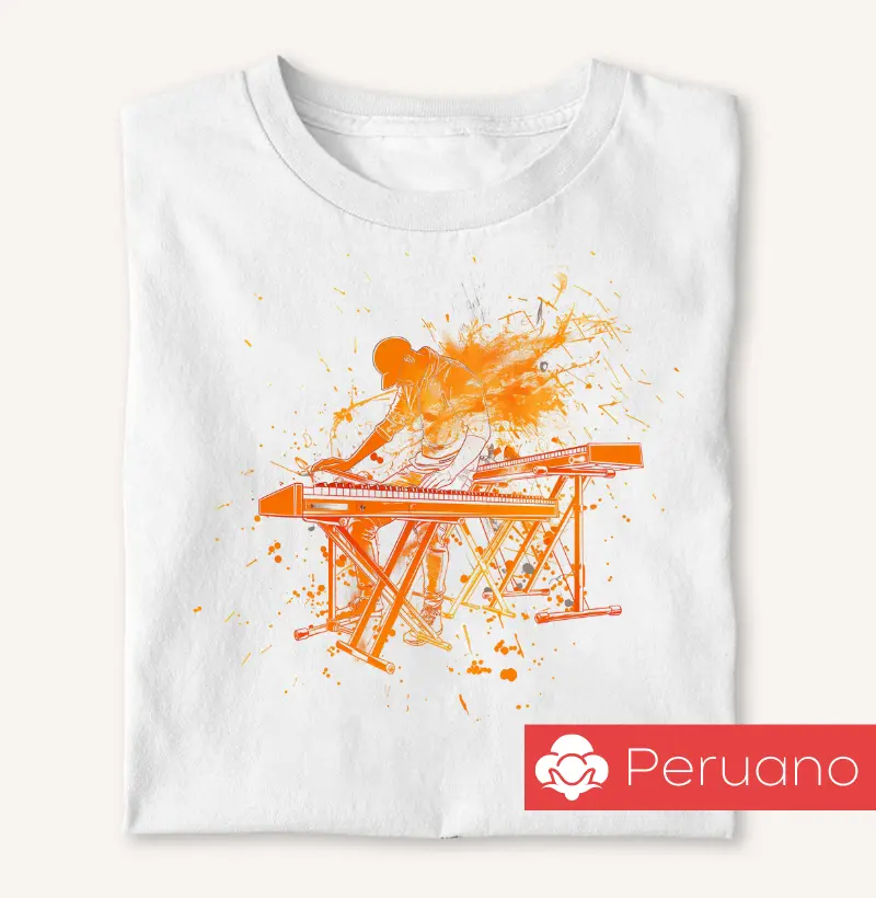 Keyboardist in Motion