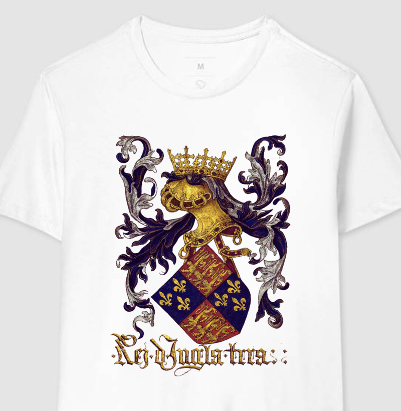 Camiseta Brasão de Armas da Inglaterra (séculos XV e XVI)