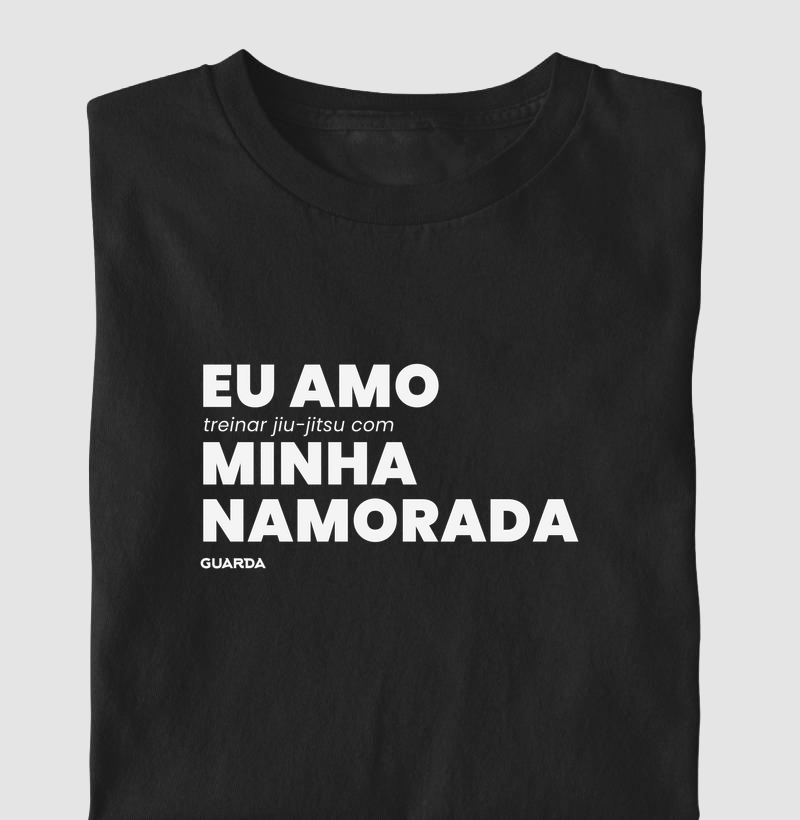 Eu amo treinar jiu-jitsu com minha namorada