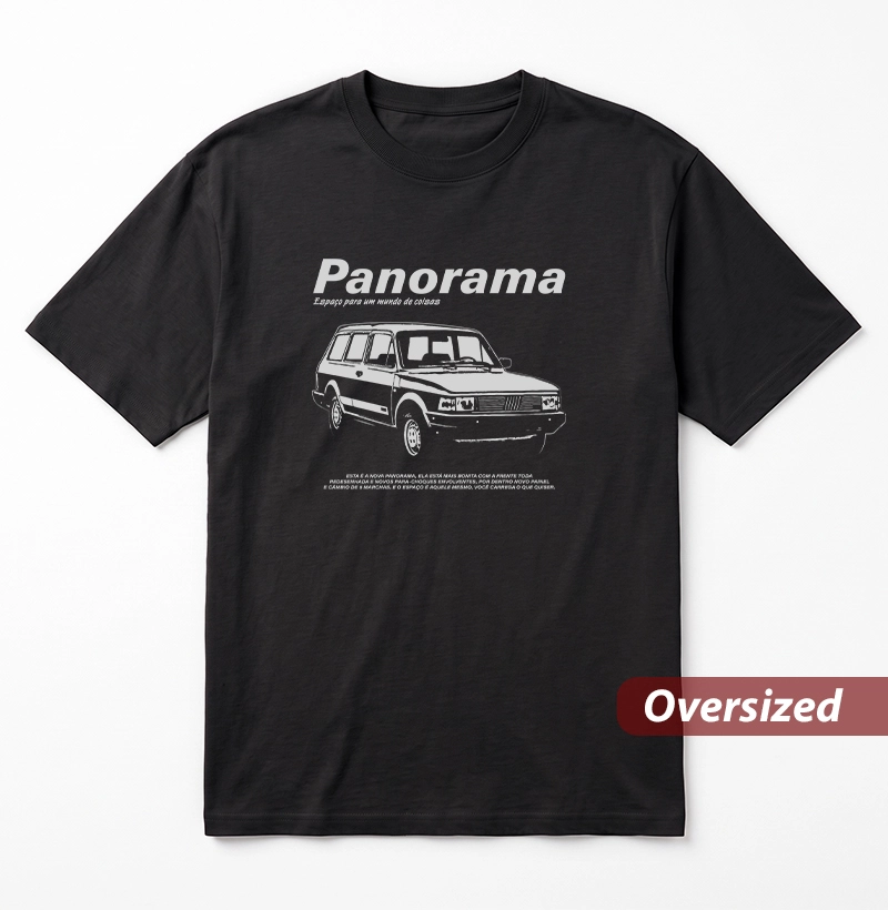 Panorama | Espaço para um mundo de coisas - Camiseta Oversized