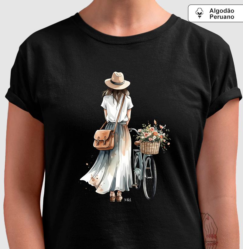 Camiseta Algodão Peruano - Destino Sereno 