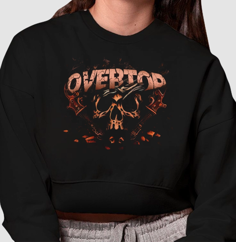 Moletom Cropped - Overtop origins 