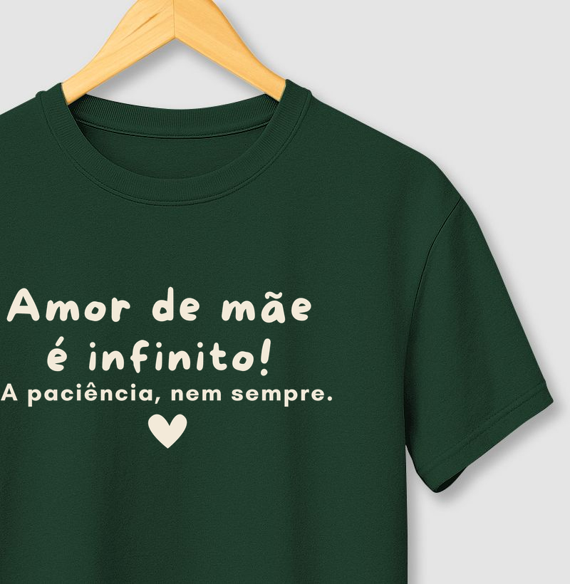 Mãe seu amor é infinito!